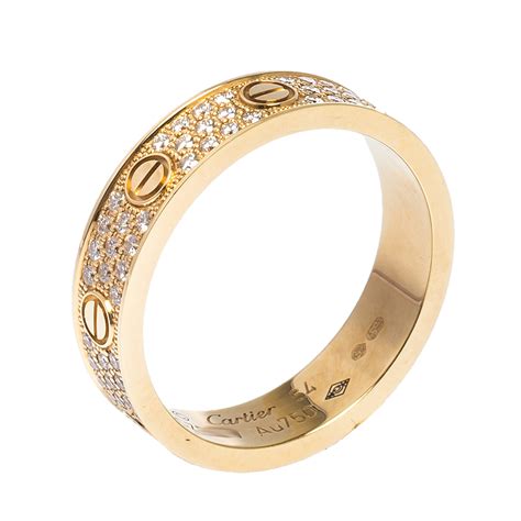 cartier love ring width|cartier love ring price list.